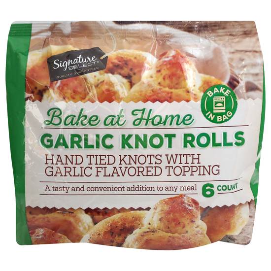 Signature Select Garlic Knot Rolls (6 rolls)