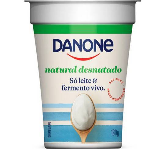 Danone iogurte natural desnatado (160 g)