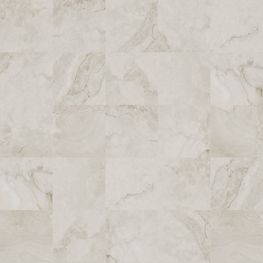 Style Selections Alpine Stone Off-white Stone Look 3-mil x 12-in W x 12-in L Water Resistant Peel and Stick Luxury Vinyl Tile Flooring (1-sq ft/ Piece) | LSS10118APS