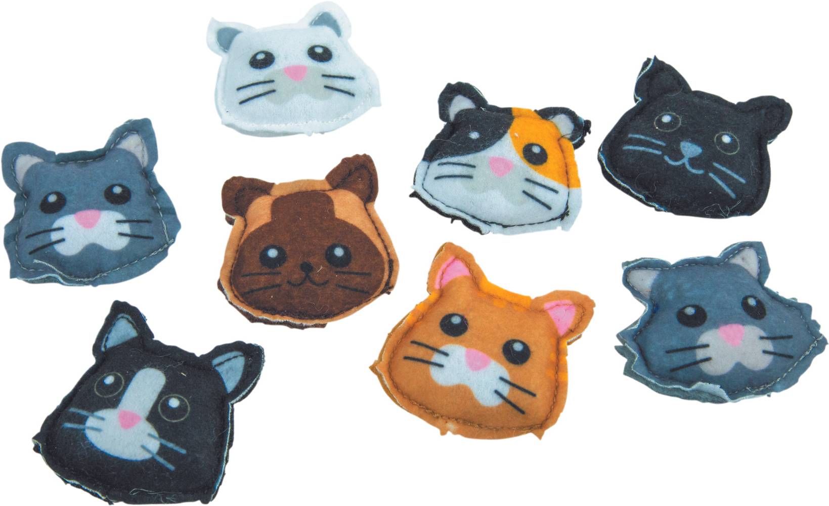 Play On Cat Toy Catnip Plush Kitty, Assorted Colors