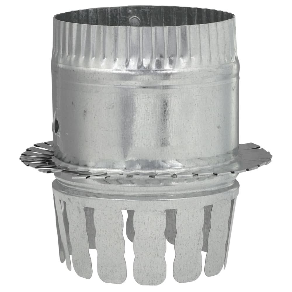 Imperial 4-in 32 Gauge Galvanized steel Round Ductboard Duct starting collar