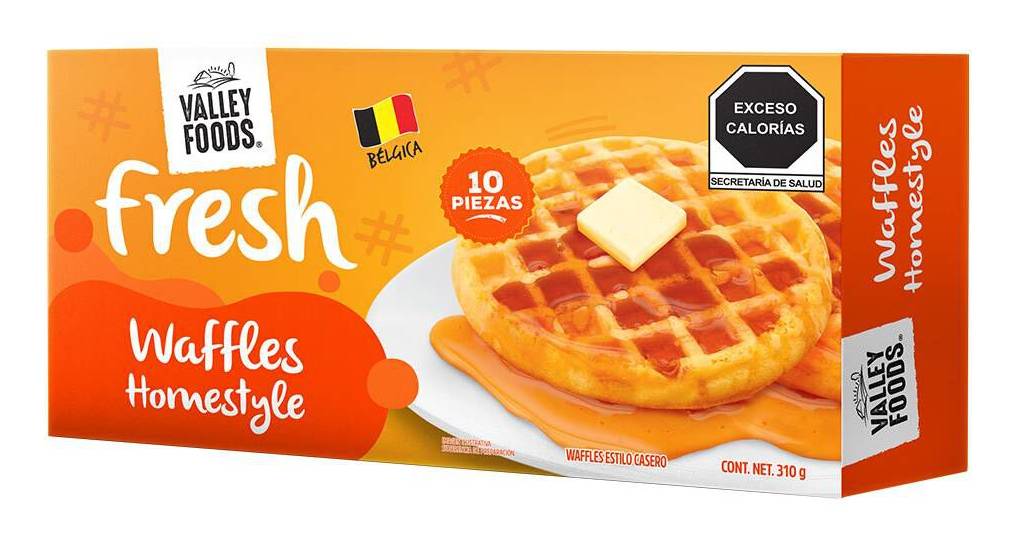 Valley Foods · Waffles homestyle (10 un)