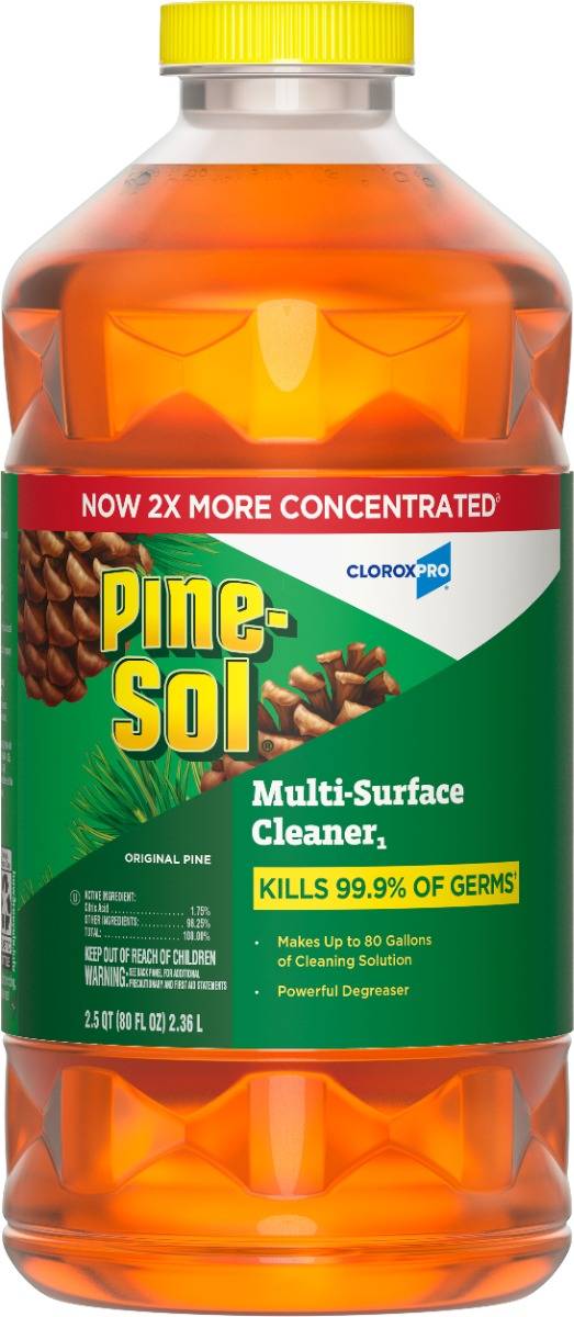 Pine-Sol� Multi-Surface Cleaner, CloroxPro, 2X Concentrated Formula, Original Pine, 80 Fl Oz