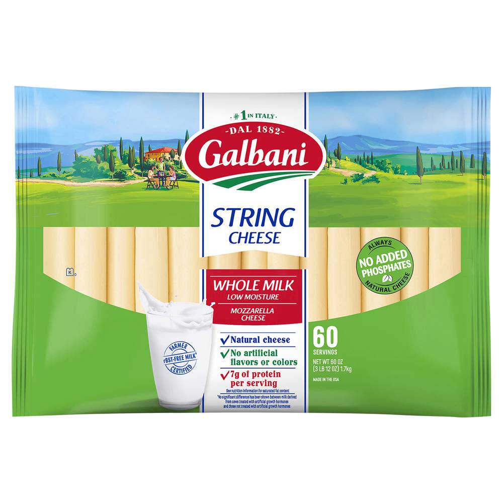 Galbani Whole Milk Mozzarella String Cheese