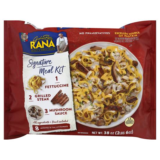Rana Fettuccine Grilled Steak Mushroom Sauce Signature Meal Kit