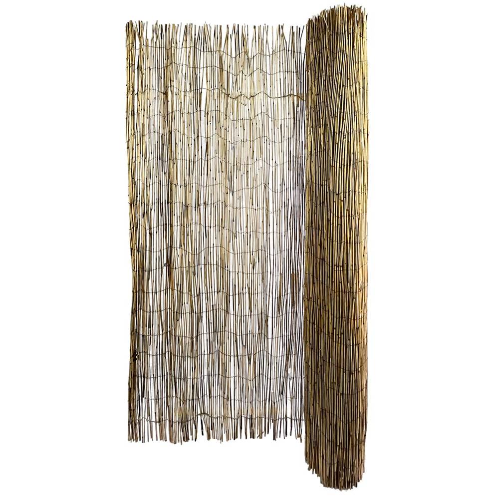 GARDEN CRAFT 15-ft x 6-ft Light Brown Bamboo Reed Fencing Rolled Fencing | 070209