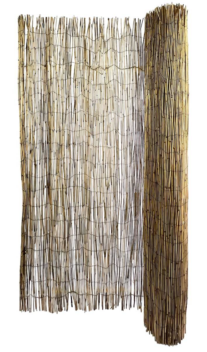 GARDEN CRAFT 15-ft x 6-ft Light Brown Bamboo Reed Rolled Fencing | 070209