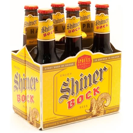 Shiner Bock 6 Pack 12 oz Bottles