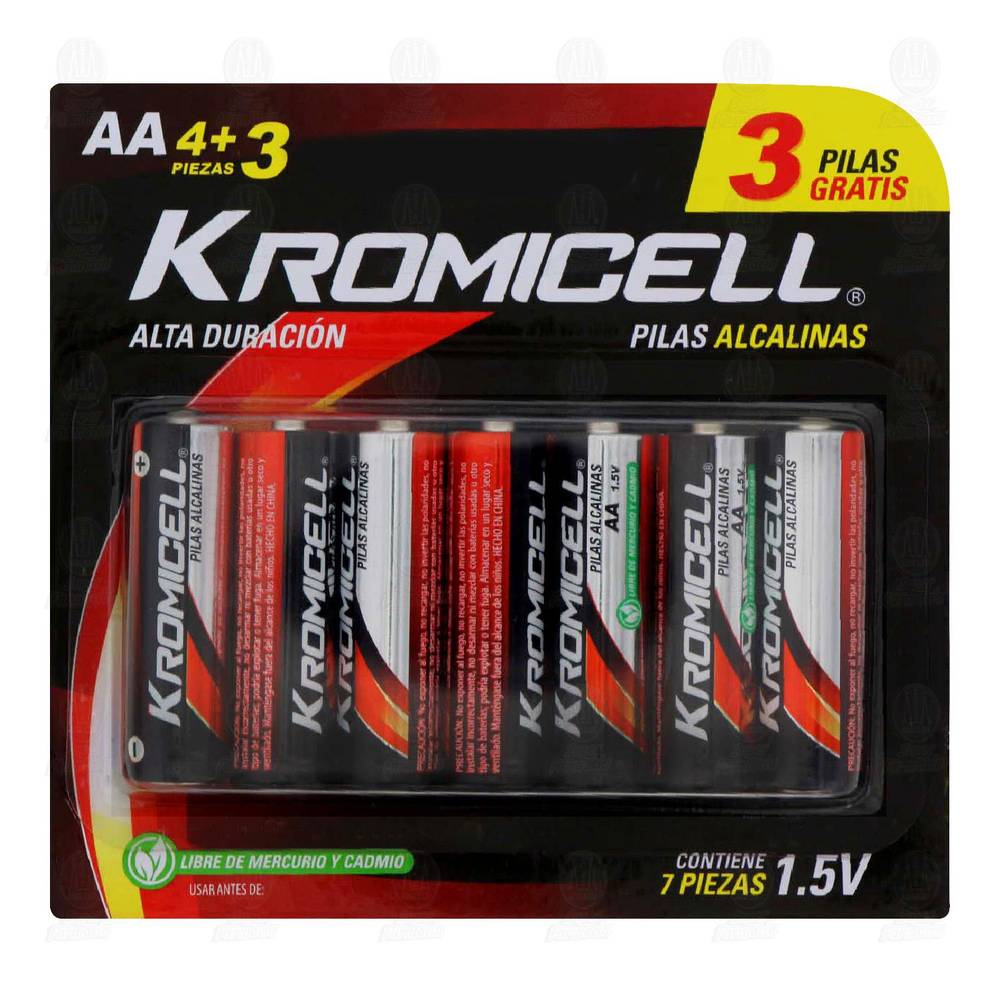 Kromicell · Pilas alcalinas aa (7 un)