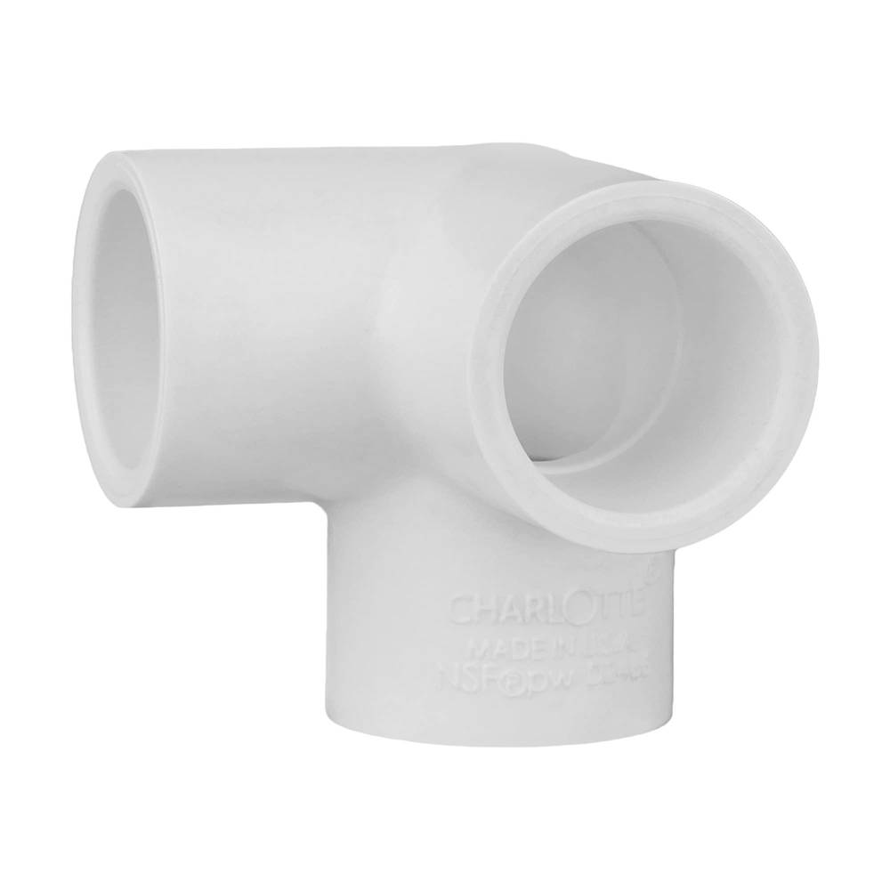 Charlotte Pipe 1-1/2-in 90-Degree Schedule 40 PVC Side Outlet Elbow | PVC 02510  1400