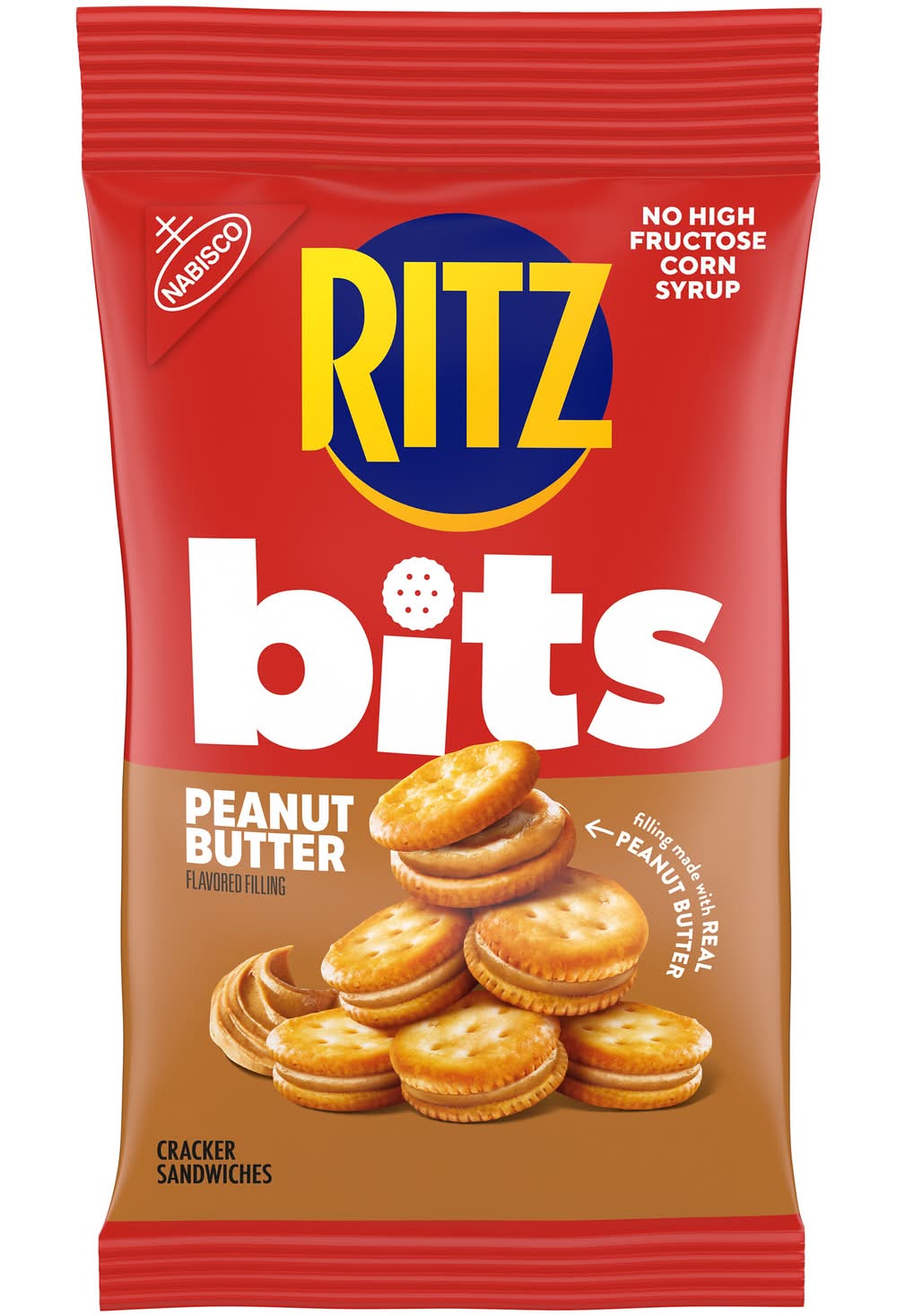Ritz Nabisco Bites Cracker Sandwiches, Peanut Butter (3 oz)