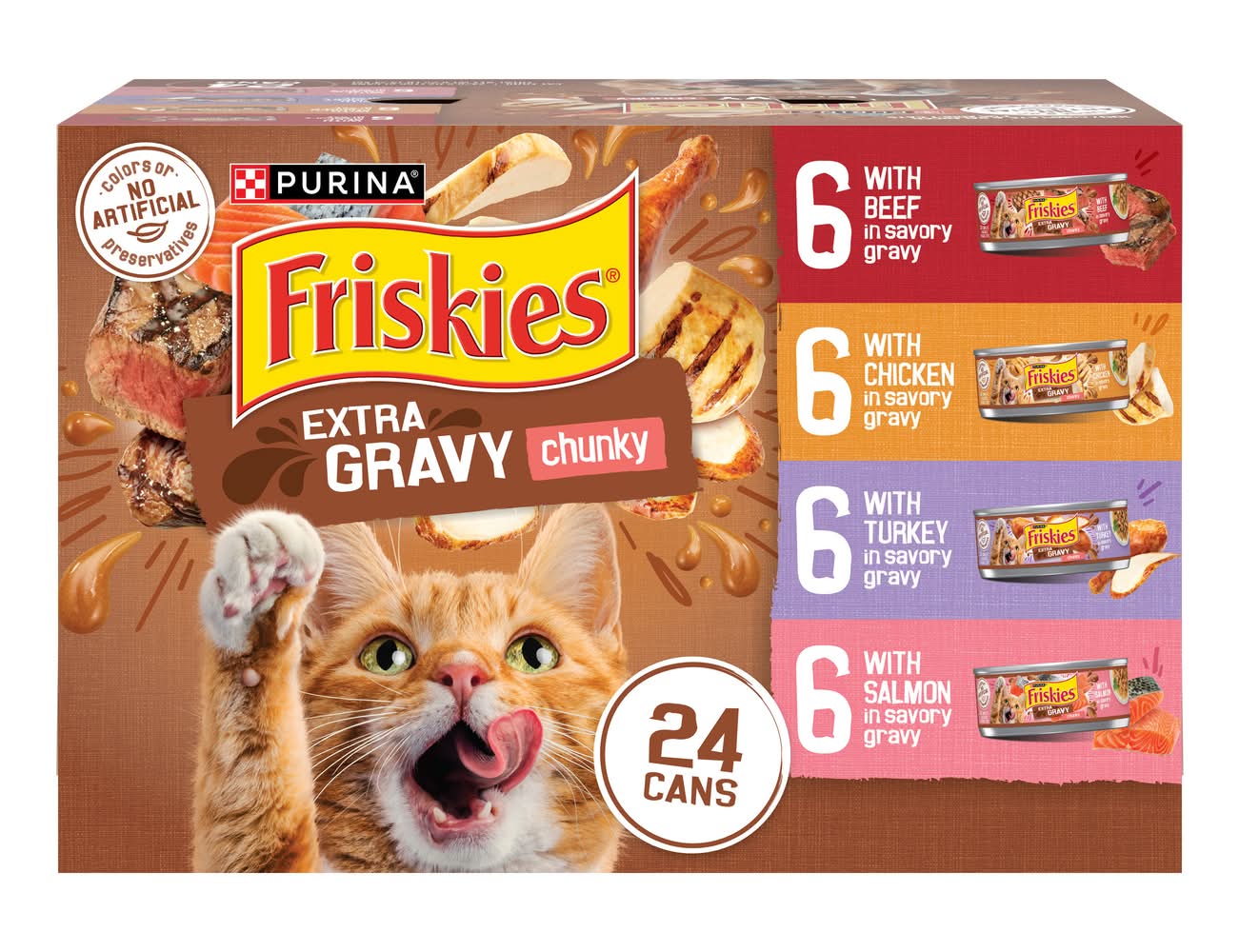 Friskies Chunky Extra Gravy Cat Food (8.25 lbs)