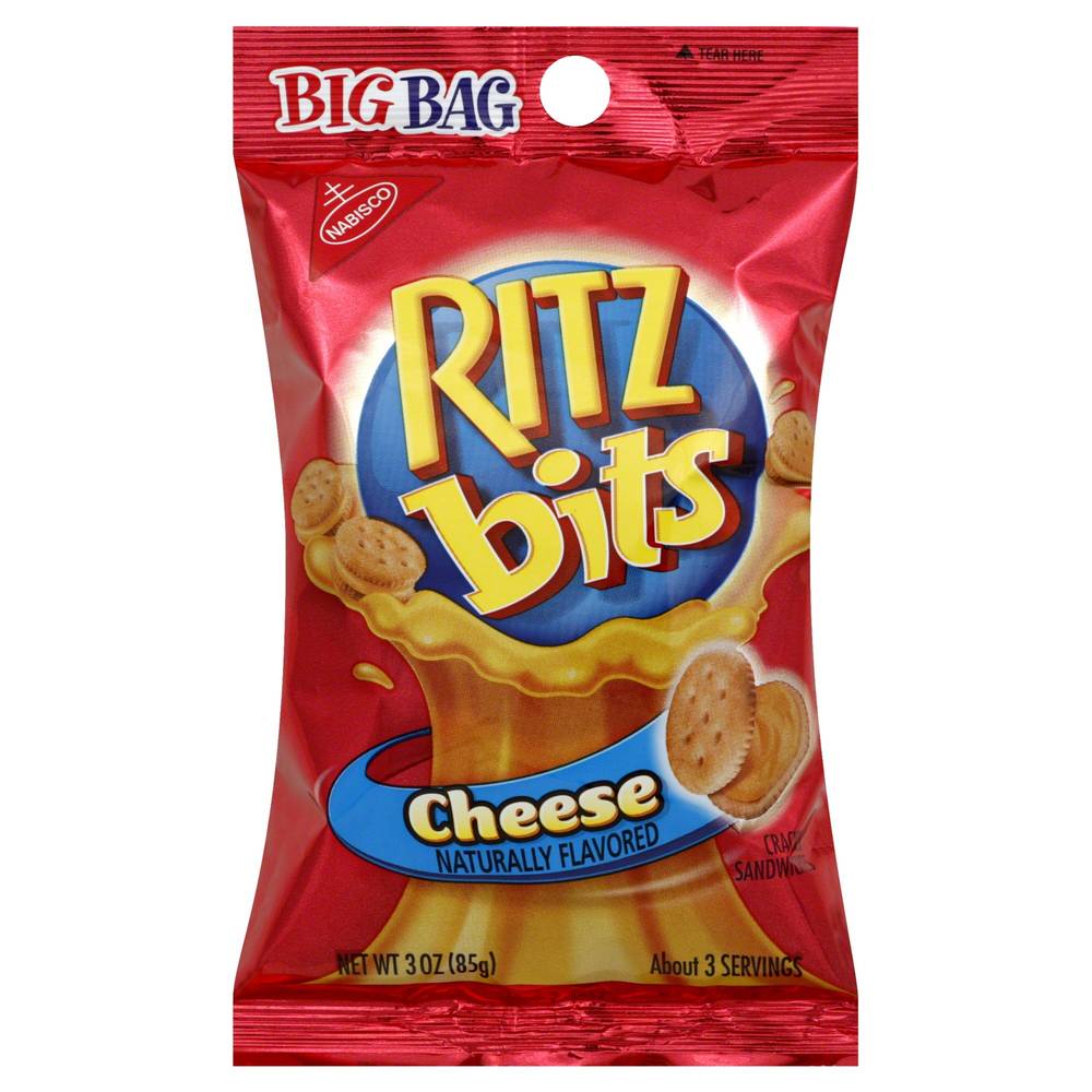 Ritz Nabisco Bits Cracker Sandwiches, Cheese (3 oz)