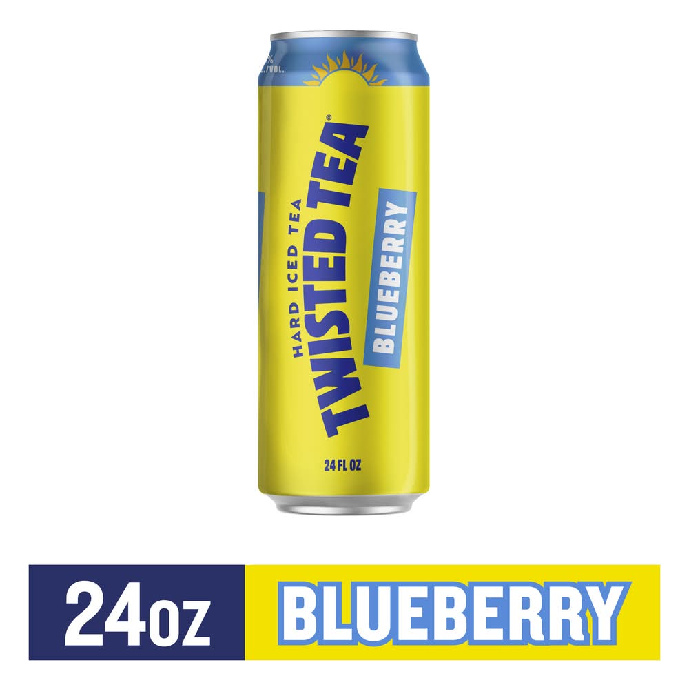 Twisted Tea Blueberry, Hard Iced Tea (24 fl oz)