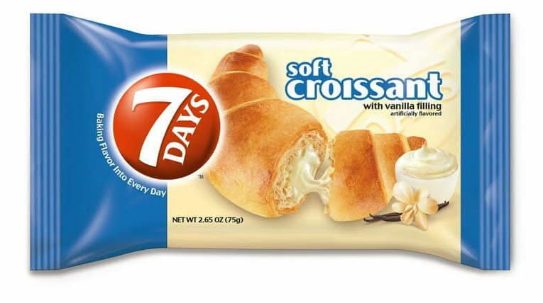 7Days Soft Croissant Vanilla Filling 2.65oz