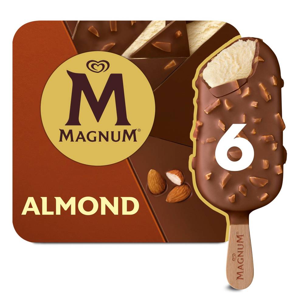 Magnum 6 Pack Almond