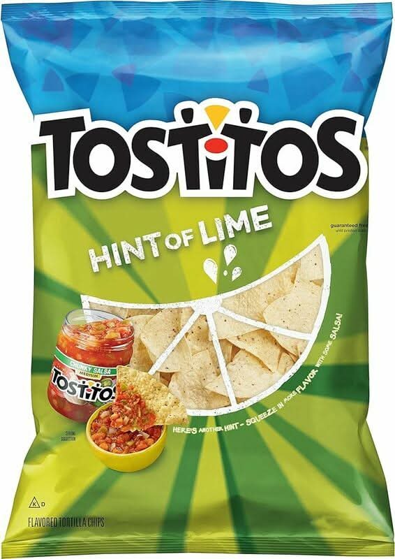 Tostitos Hint Of Lime Restaurant Style 11oz
