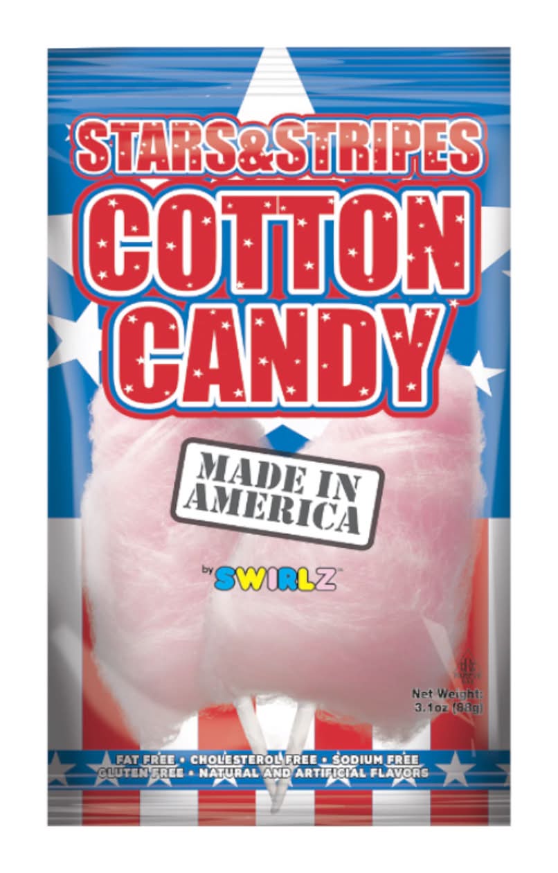Swirlz Stars and Stripes Cotton Candy