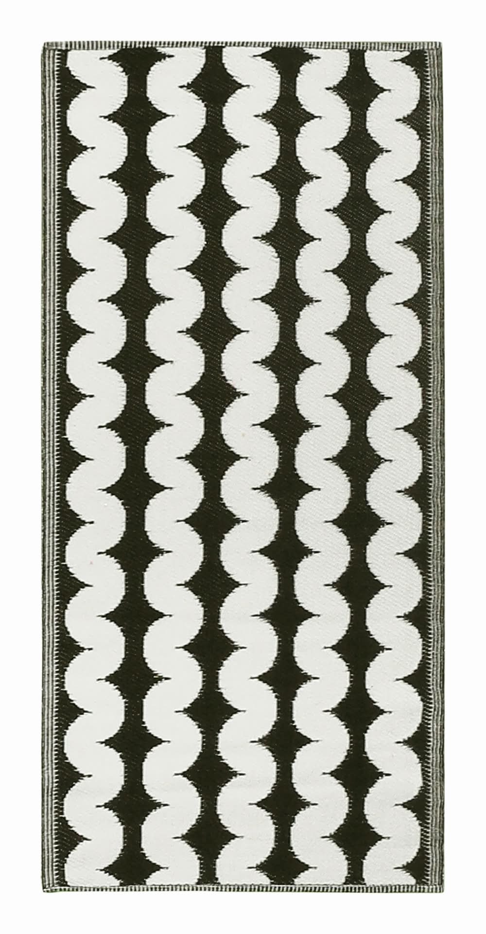 Reversible Mat Black Multi