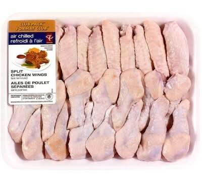 President's Choice Air-Chilled Split Chicken Wings, Club Pack