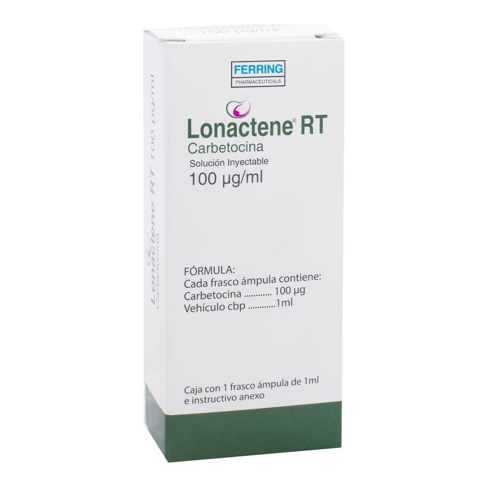 Ferring lonactene rt carbetocina 100 mg (frasco 1 ml)