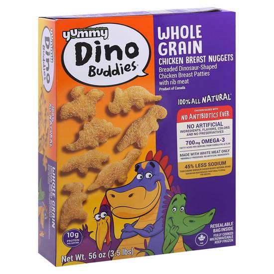 Dino Buddies Whole Grain Chicken Breast Nuggets (56 oz)