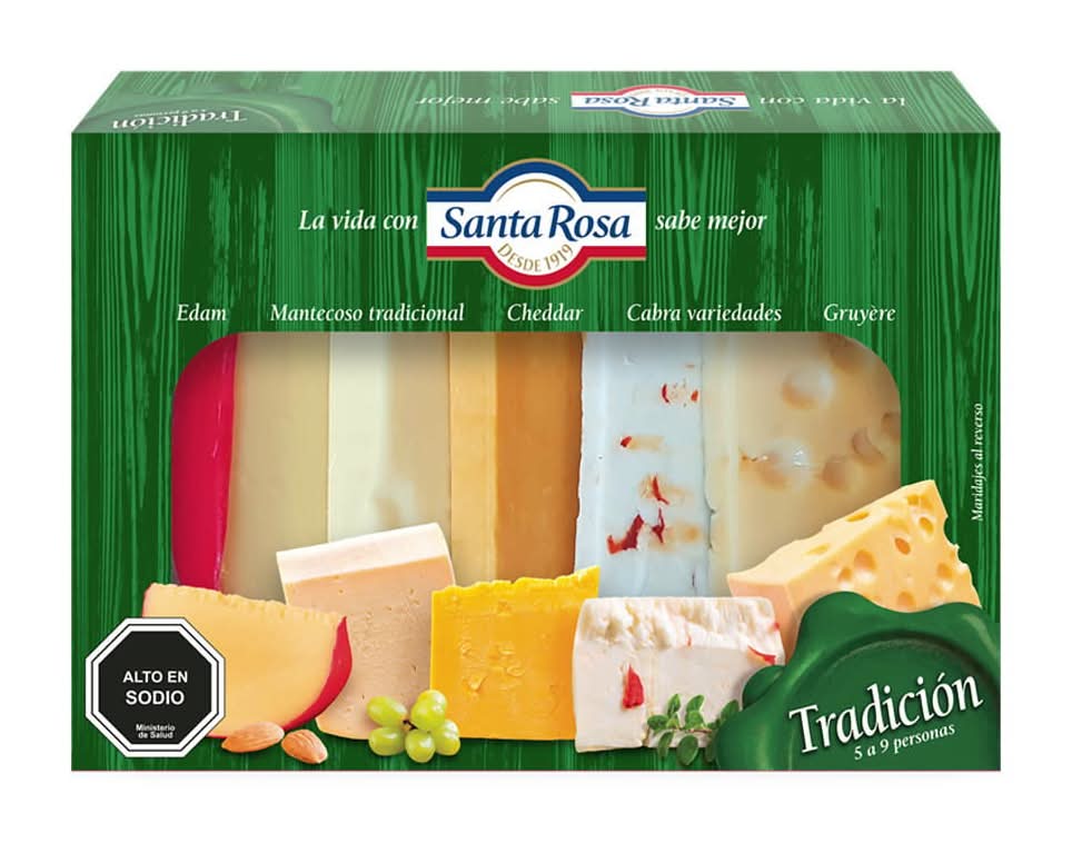 Santa Rosa · Tabla de quesos tradición (470 g)