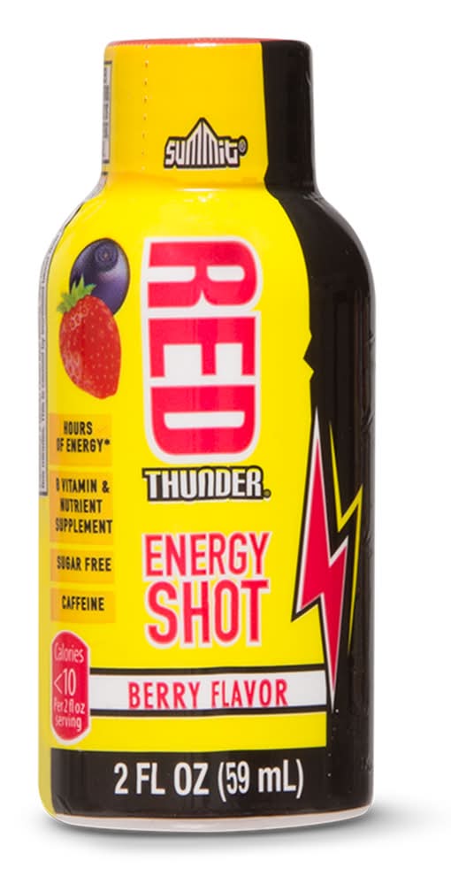 Summit Red Thunder Energy Shot, Berry (2 fl oz)