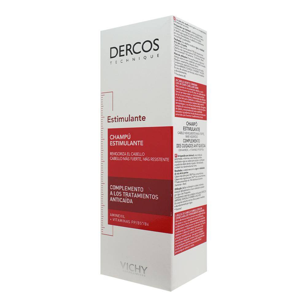 Vichy shampoo estimulante dercos (botella 200 ml)