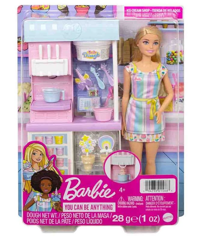 Barbie muñeca con heladería