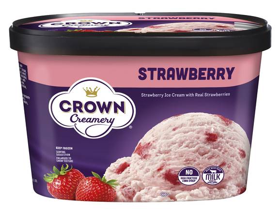 Crown Creamery Ice Cream (strawberry)