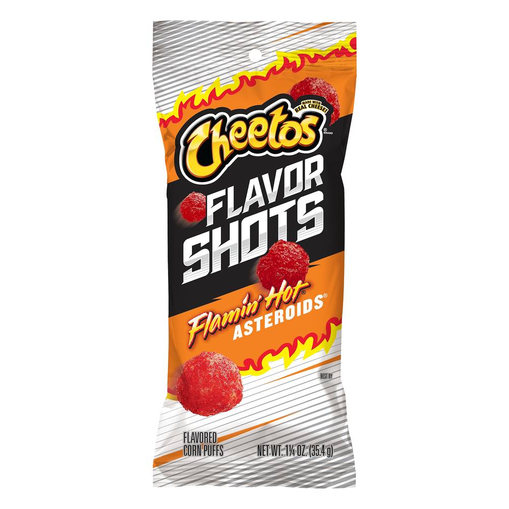 Cheetos Shots Asteroids Corn Puffs (flamin' hot)