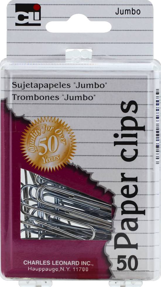 Jumbo Paper Clips (50 ct)