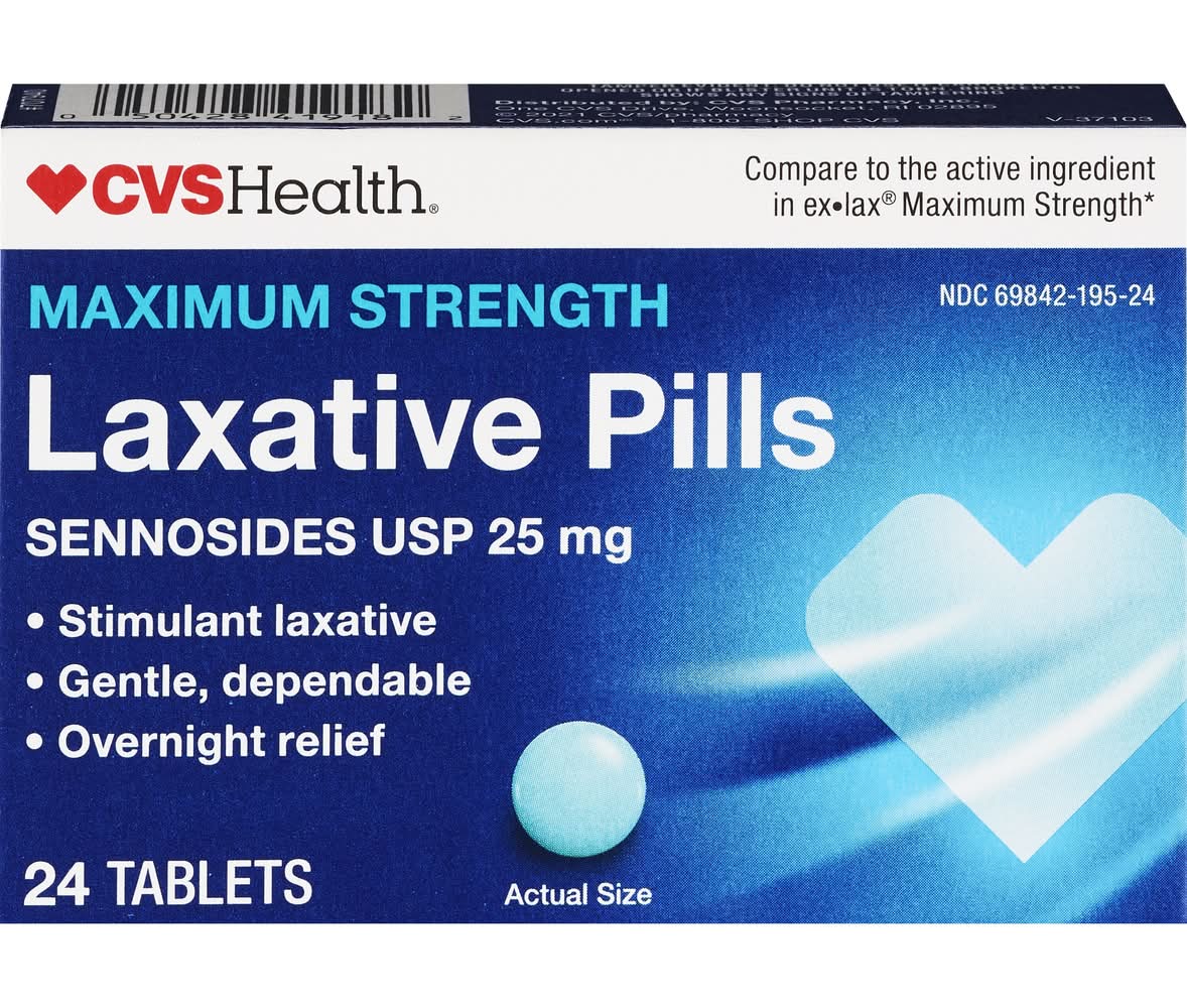 CVS Health Maximum Strength Laxative Tablets 25mg (24 ct)
