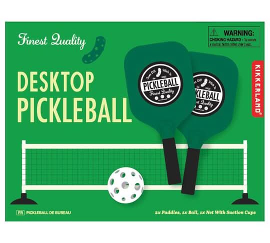 Kikkerland Desktop Pickleball Game, 21.29 x 15.7 x 4.7 cm (6 ct)