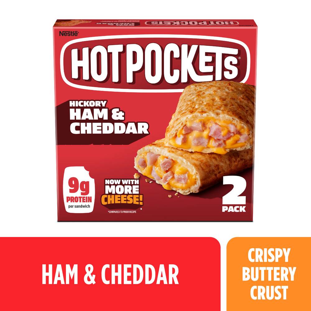 Hot Pockets Hickoey Ham&Cheddar Cheese (9 oz)