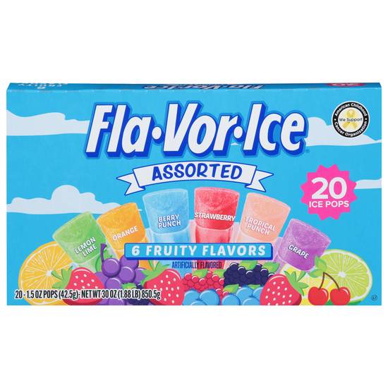 Fla-Vor-Ice Ice Pops (assorted)