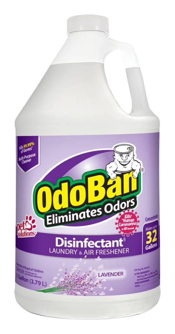 OdoBan Disinfectant Odor Eliminator and All Purpose Cleaner, Lavender (1 gal)