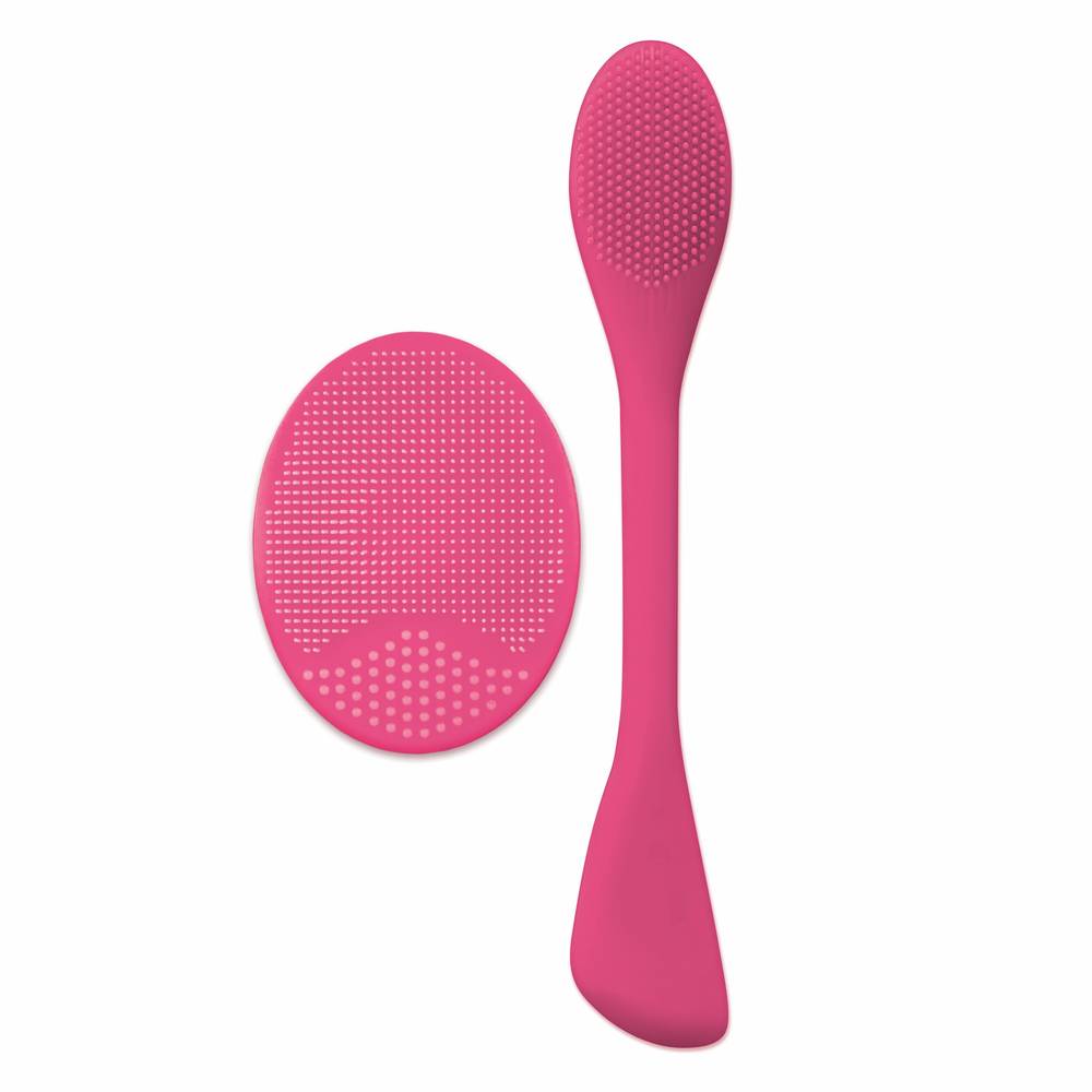 Plum Beauty Skin Scrubber Set (pink)