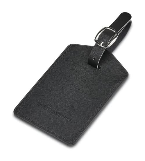 Samsonite® ID Tag, Vinyl, Black