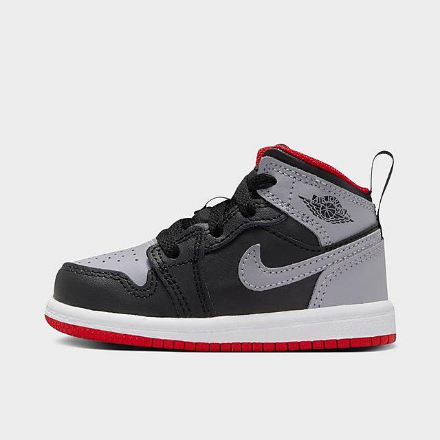 Kids' Toddler Air Jordan Retro 1 Mid Casual Shoes (7.0)