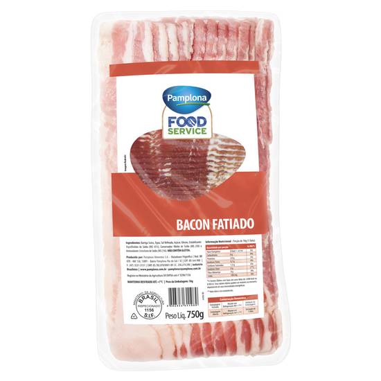 Pamplona bacon fatiado (750g)