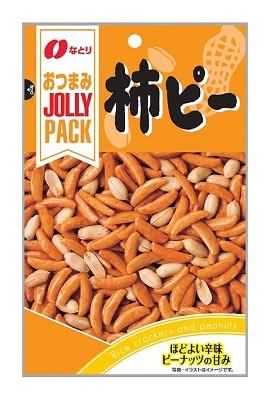 21393:なとり JP柿ピー 90G / Natori Jolly Pack Kakipii (Rice crackers and peanuts)
