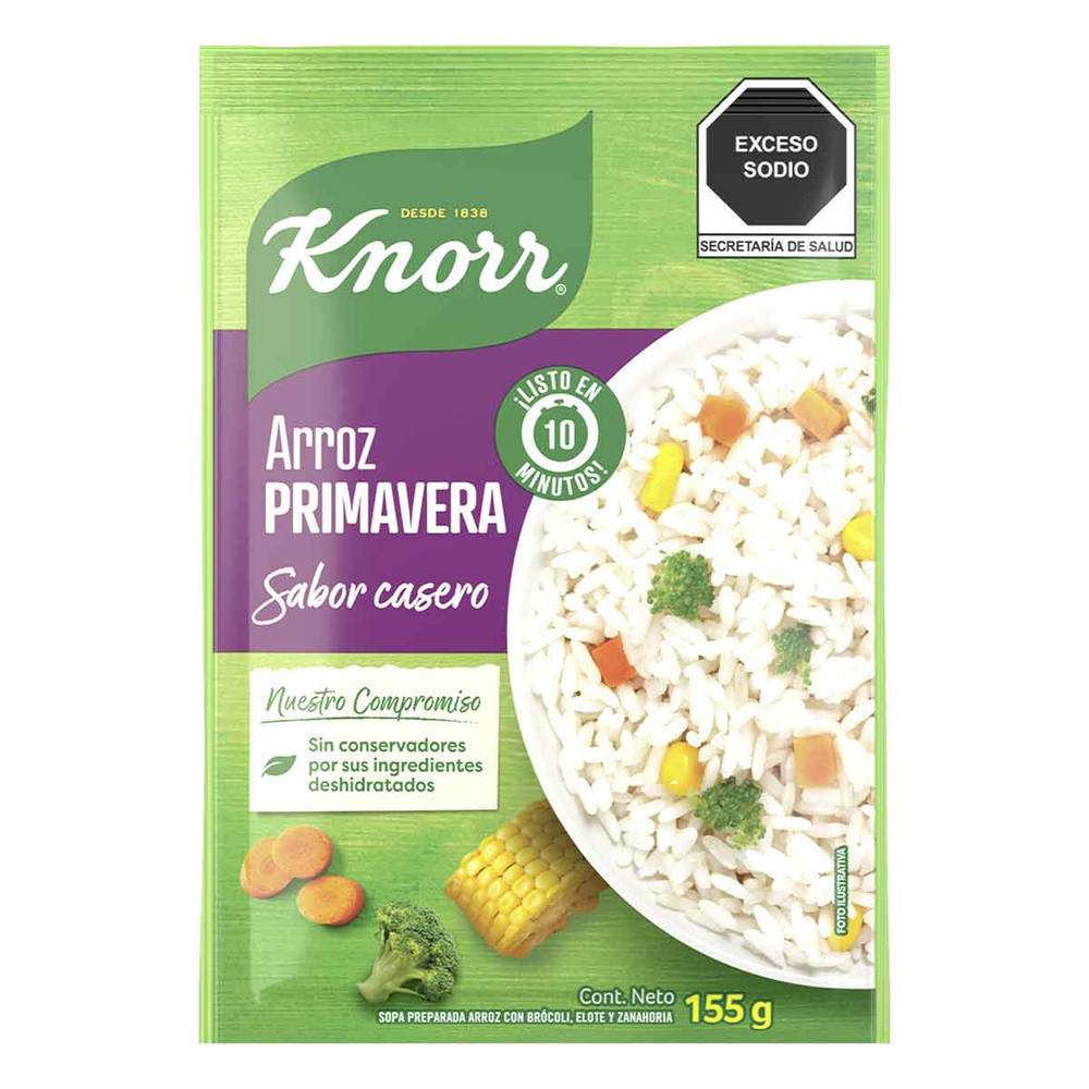 Knorr · Arroz instantáneo, primavera (155 g)