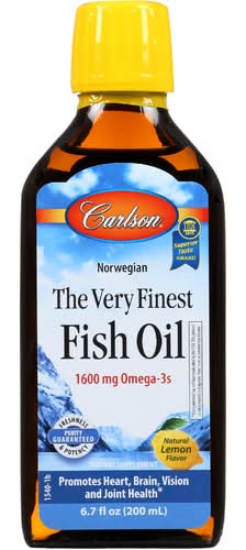 Carlson Labs Very Finest Lemon Fish Oil