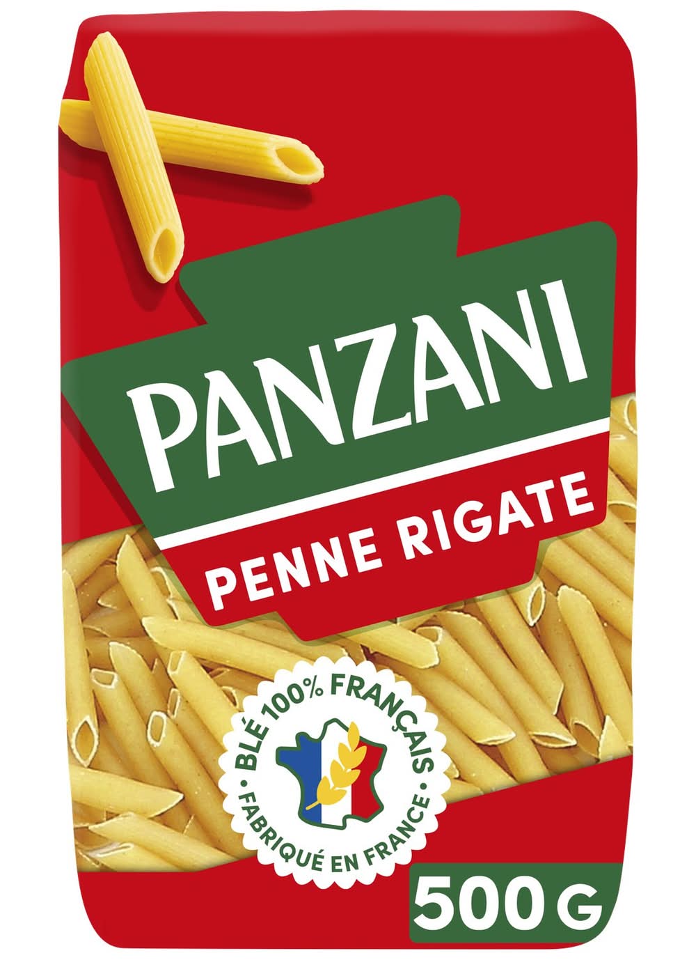 Panzani - Pâtes fantaisies penne rigate (500g)