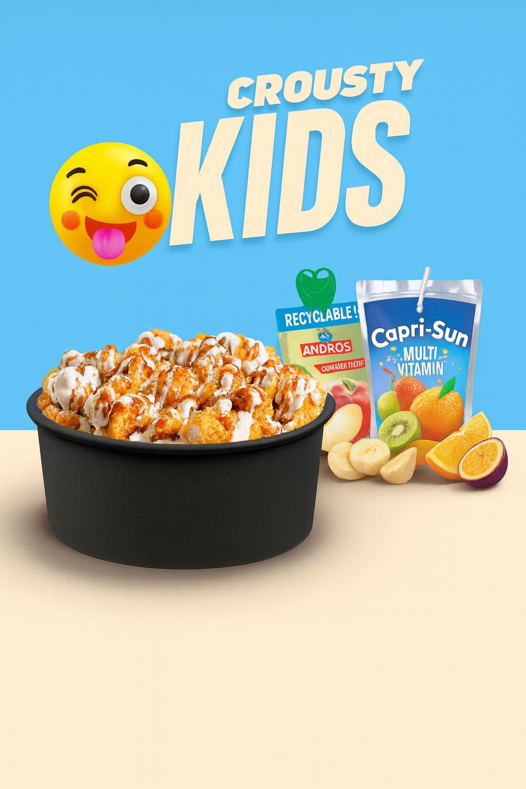 MENU CROUSTY KIDS ❤️🍭
