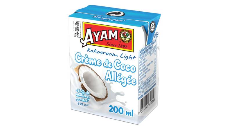 Ayam Crème de coco allégée, -46% de matières grasses La brique de 200ml