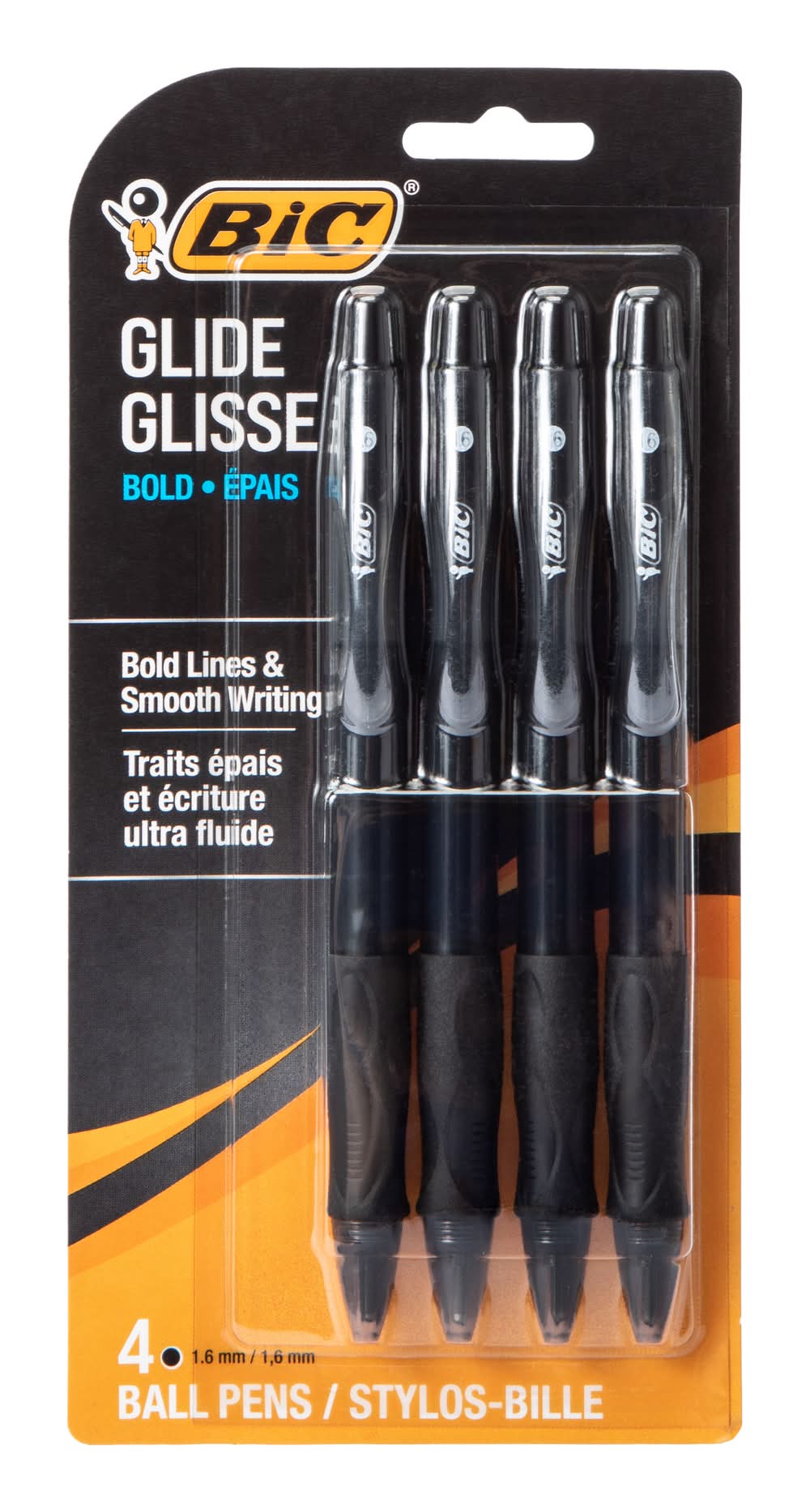 Bic® Glide Bold Ball Pens 4-Pack