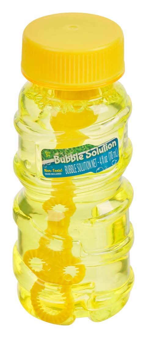 Bubble Solution With Wand, Assorted (6 pack)